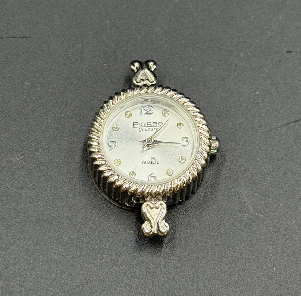 Vintage Figaro Couture Quartz Watch Face Stainless Steel